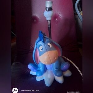 Blue Disney Eeyore lamps
